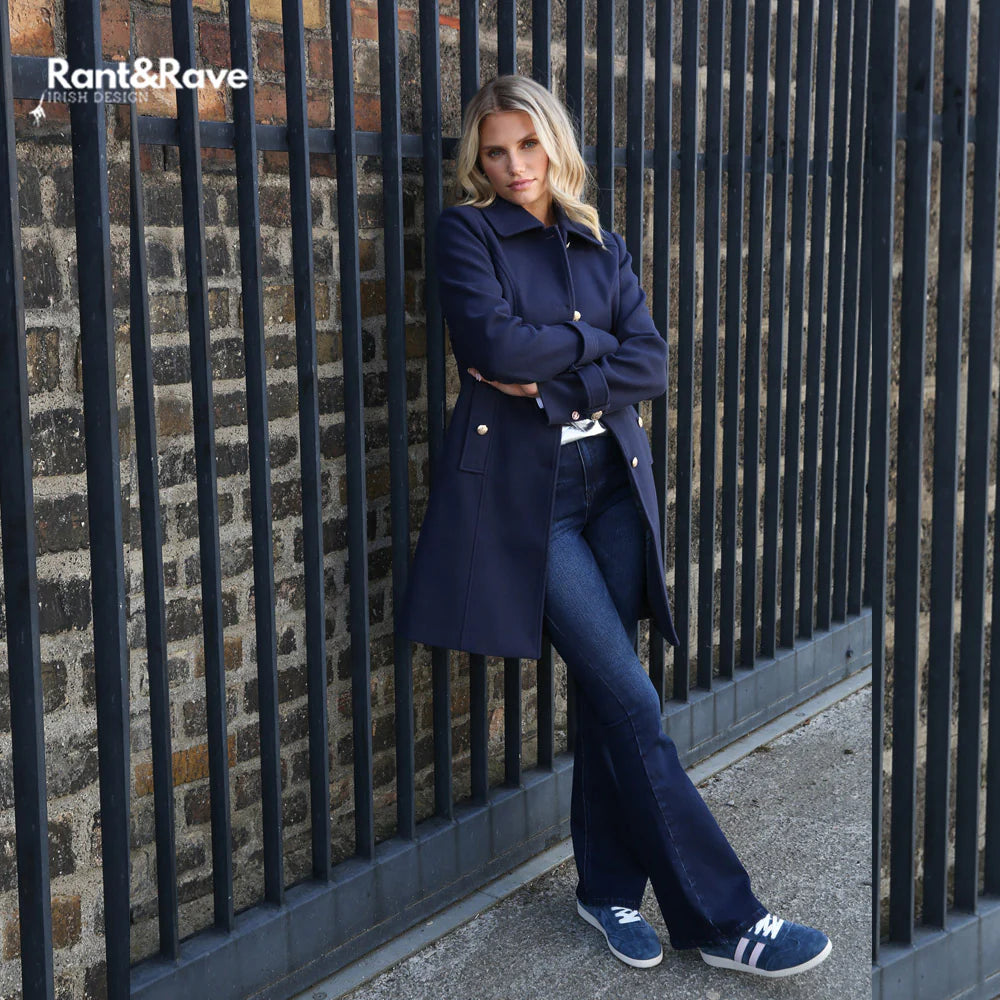 Kym Flare Jean Dark Indigo