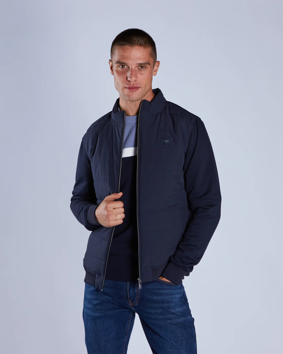 Diego Hybrid Jacket Midnight Blue