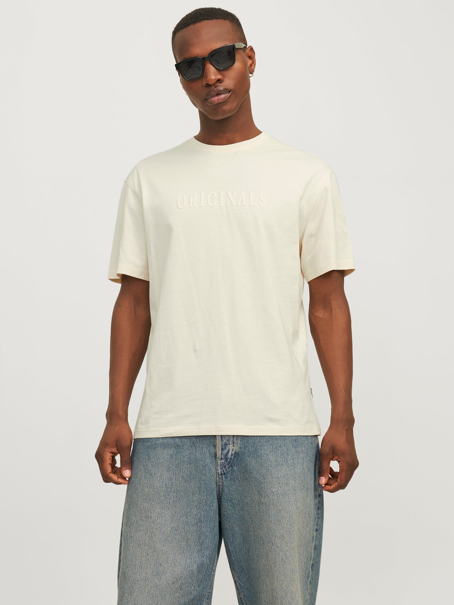 FREDERIKSBERG TEE SS CREW NECK ANTIQUE WHITE