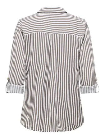 ONLYASMIN SHIRT FALCON/WHITE