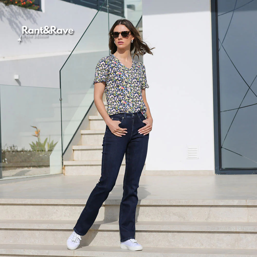 Maud Bootcut Jean Mid Blue