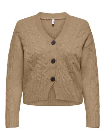 ONLRIO LIFE LS CABLE CARDIGAN KNT