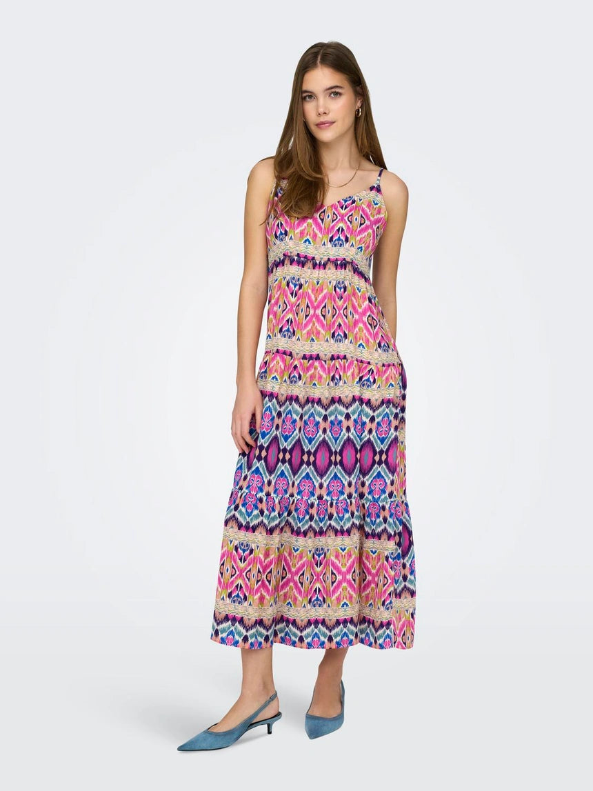 Alma Strap Long Dress