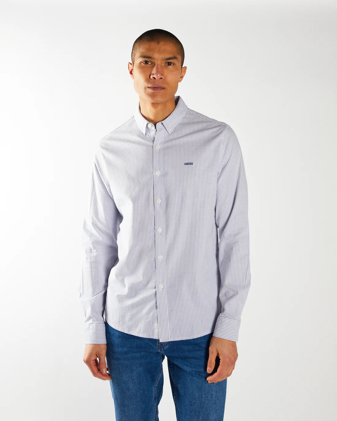 Pax Stripe Shirt Court Blue