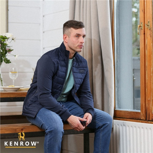 Keefe Zip Through Navy