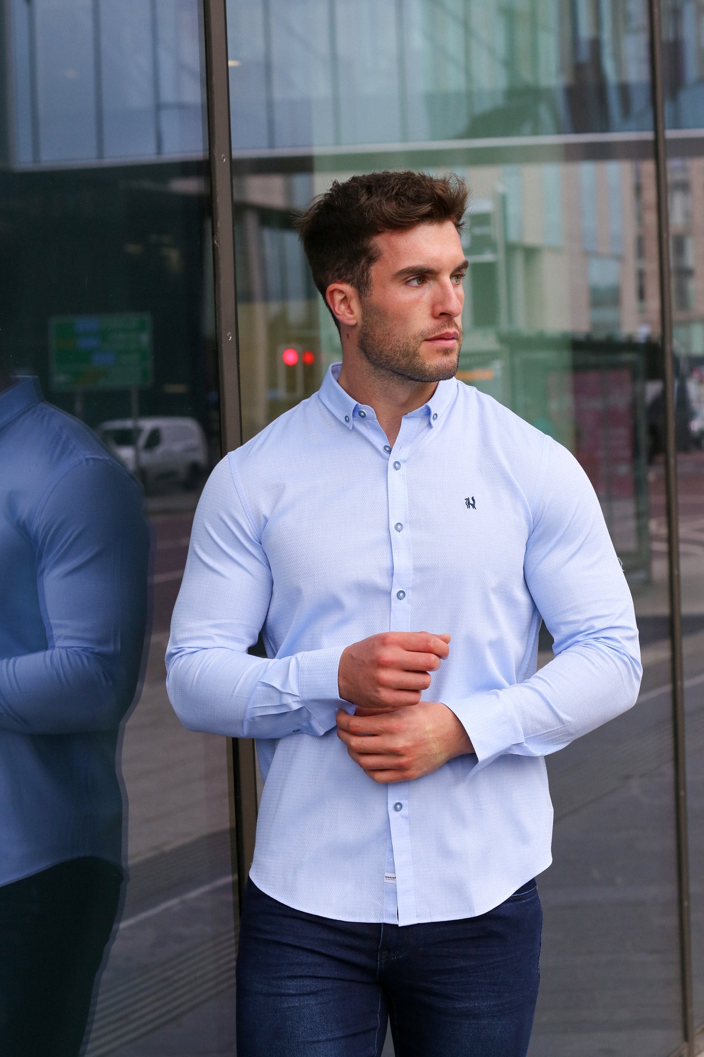 JOSH SHIRT SKY BLUE