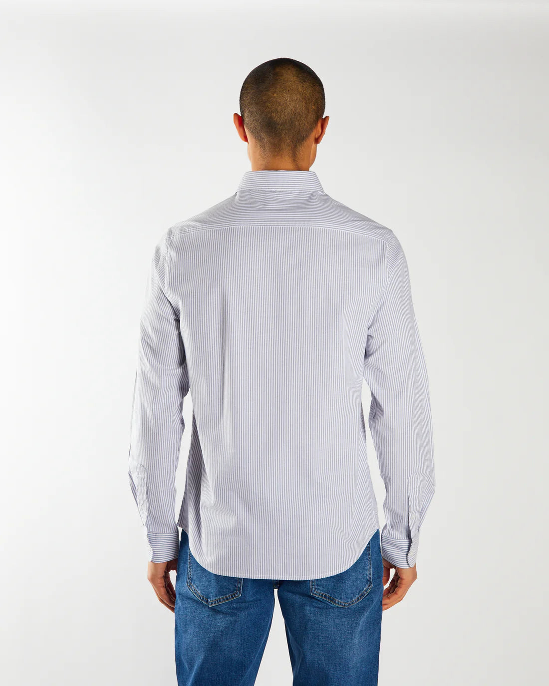 Pax Stripe Shirt Court Blue