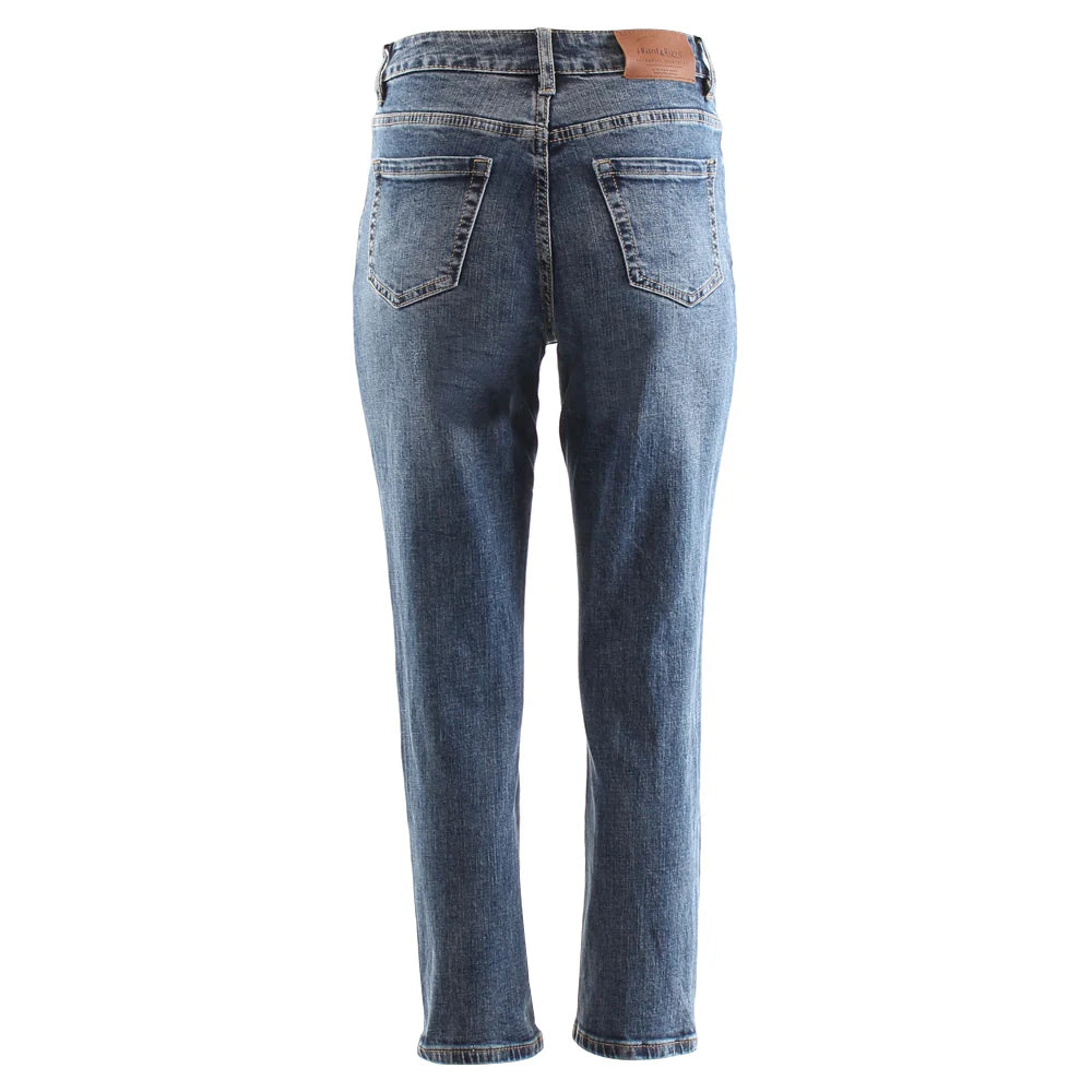 Susan Mom Jean Mid Blue