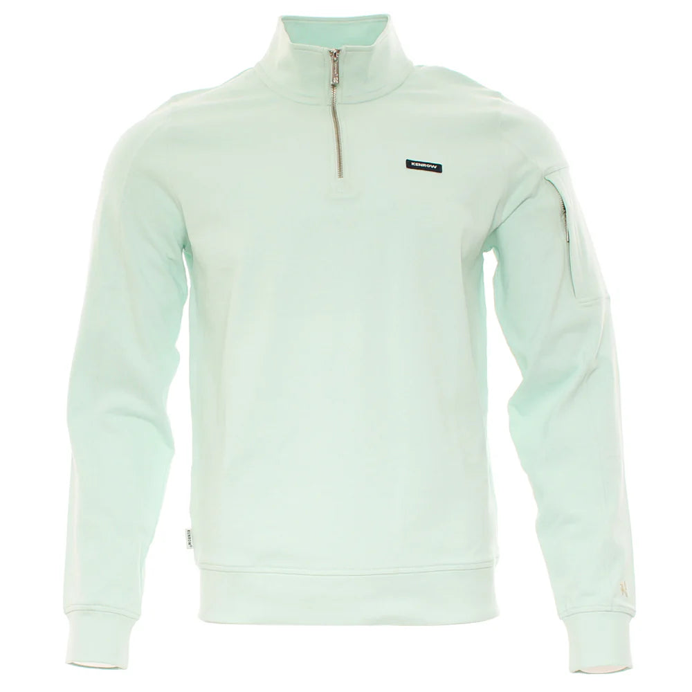 Julien Half Zip Pale Green