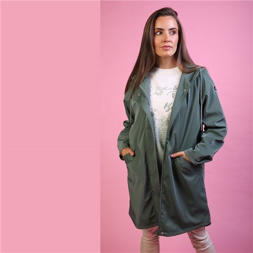 Sage cheap green raincoat