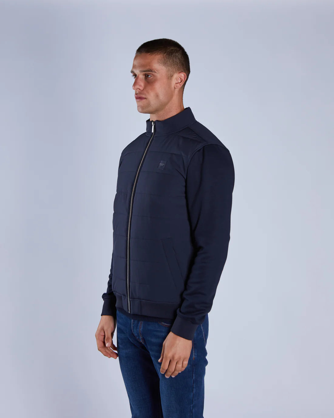 Diego Hybrid Jacket Midnight Blue