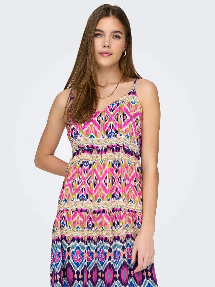 Alma Strap Long Dress