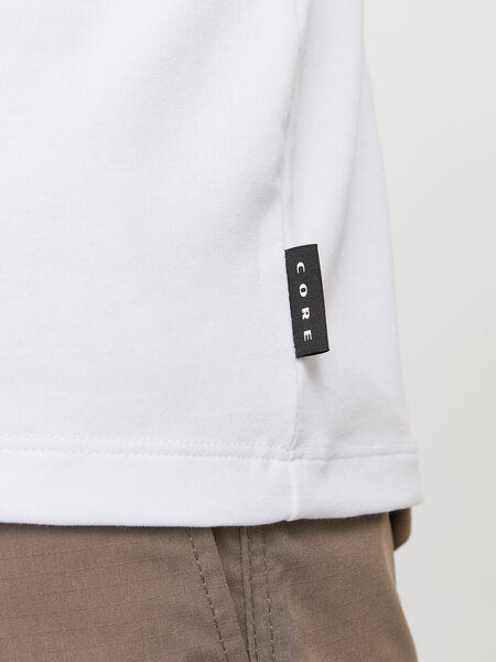 FUSION FULL BRANDING TEE SS CREW Bright White