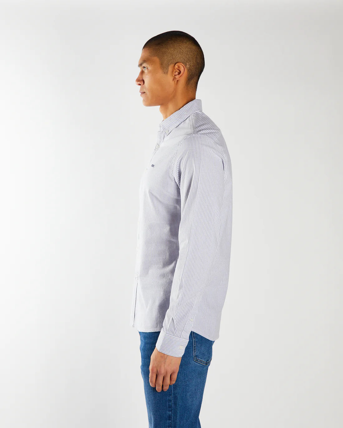 Pax Stripe Shirt Court Blue