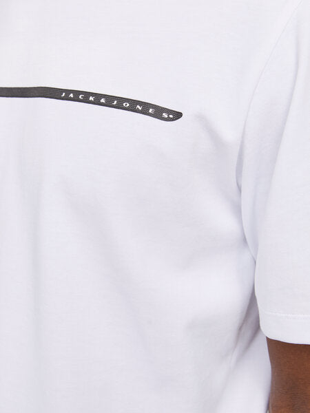 FUSION FULL BRANDING TEE SS CREW Bright White