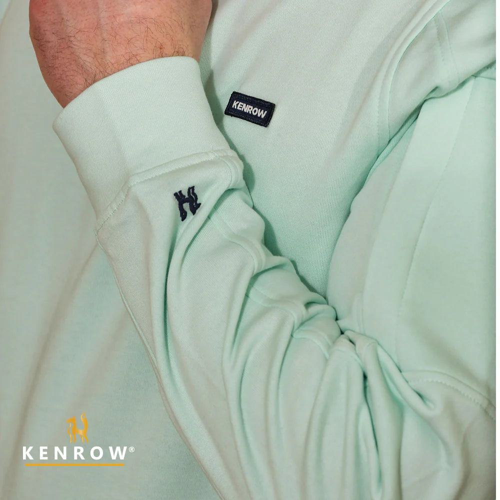 Julien Half Zip Pale Green