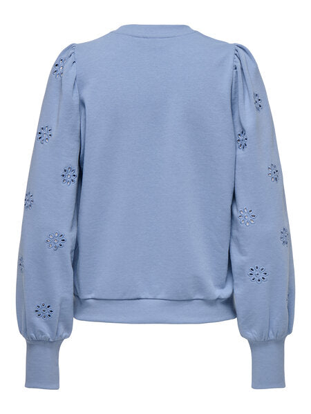 FEMME L/S PUFF EMBROIDERY