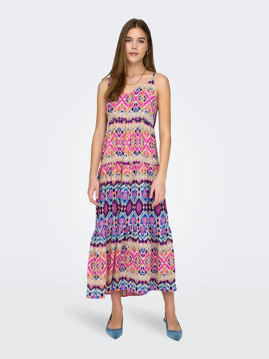 Alma Strap Long Dress