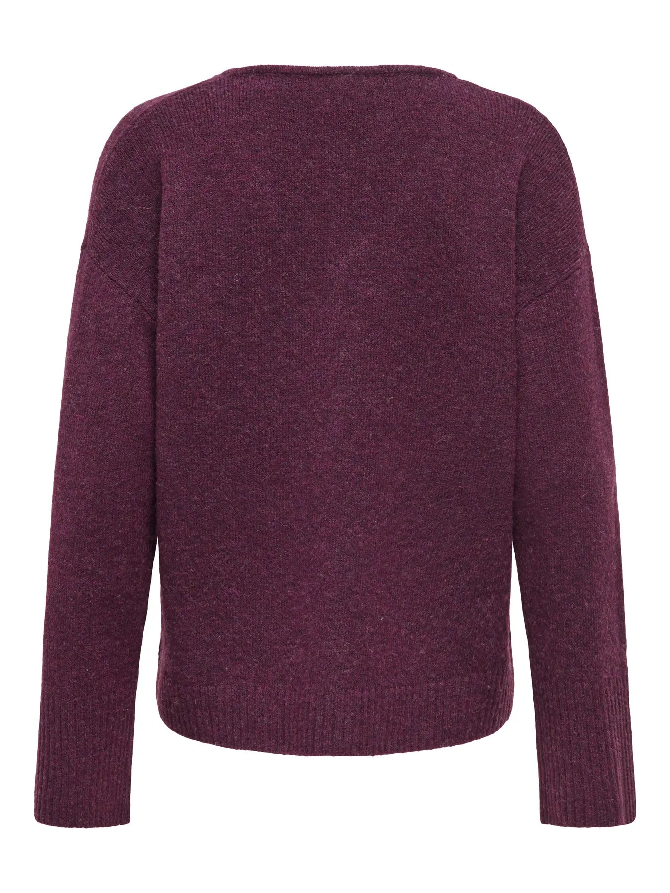 ONLWHITNEY LIFE LS V-NECK KNT MAUVE WINE