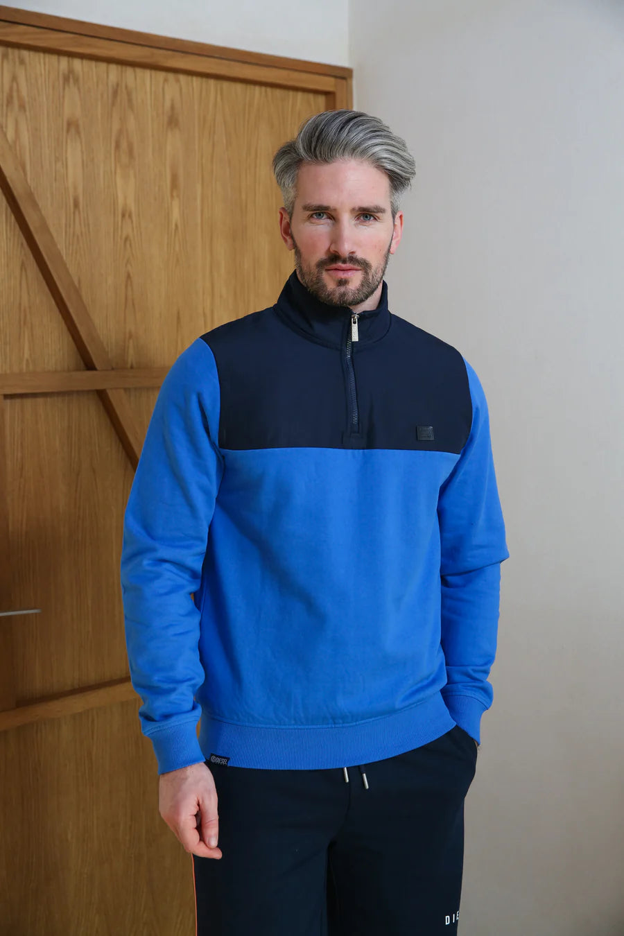 Felix Half Zip Blue