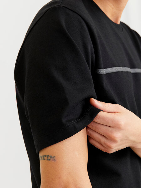 FUSION FULL BRANDING TEE SS CREW Black