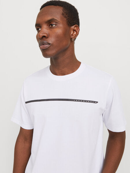 FUSION FULL BRANDING TEE SS CREW Bright White