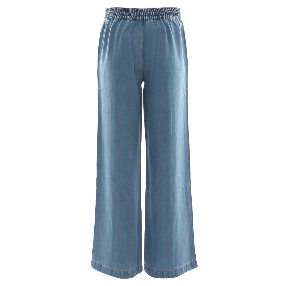 Lana Wide Leg Trouser Light Wash