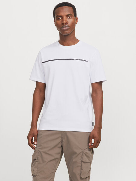 FUSION FULL BRANDING TEE SS CREW Bright White