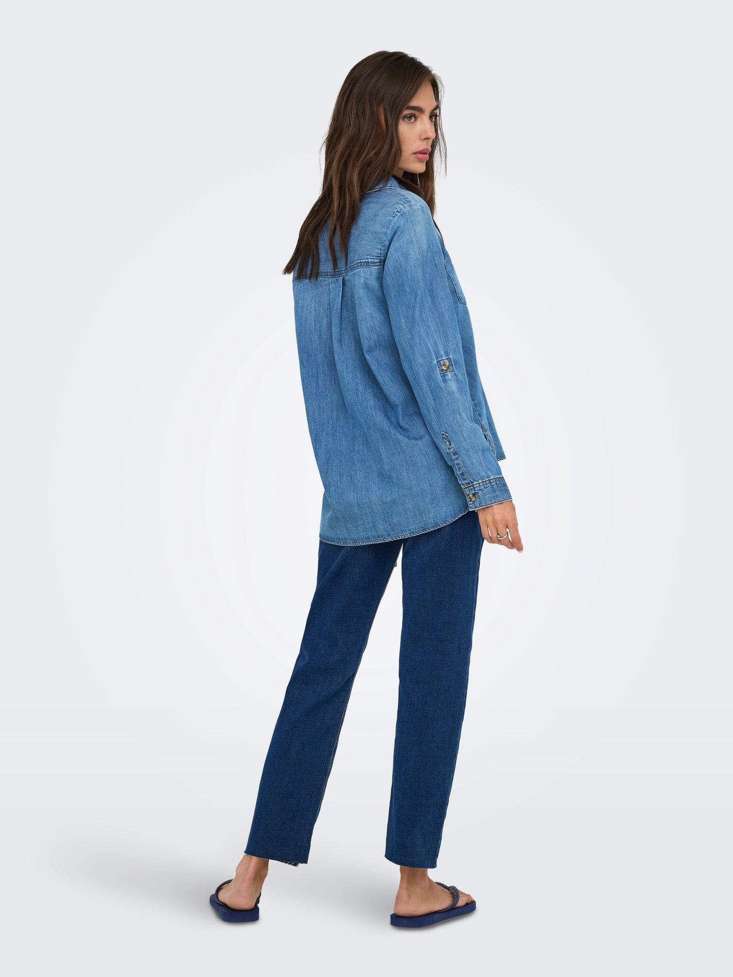 ONLYASMIN DENIM SHIRT Medium Blue