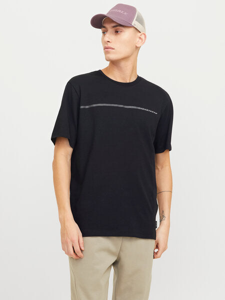 FUSION FULL BRANDING TEE SS CREW Black