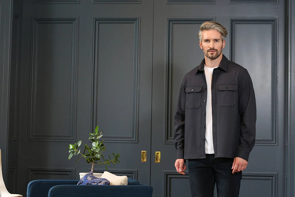 Marc Overshirt Navy Melange