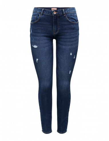 Daisy Reg Push Up Denim Dark Blue Denim