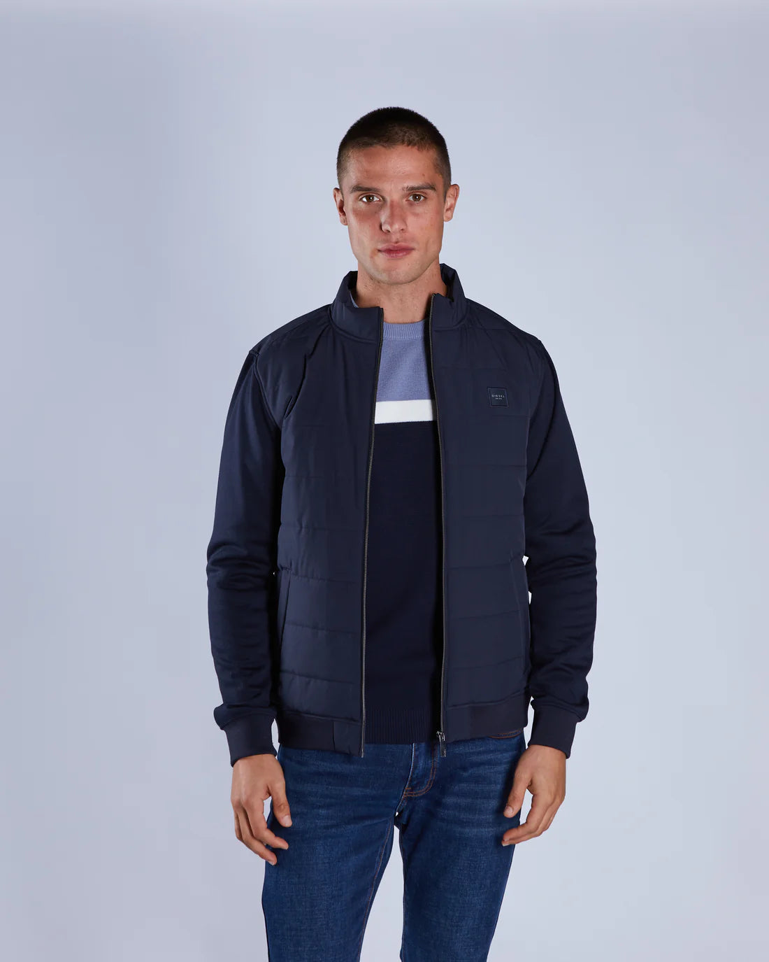 Diego Hybrid Jacket Midnight Blue