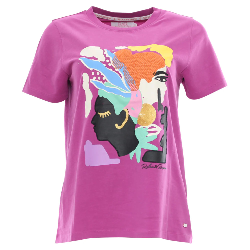 Riley Tee Magenta