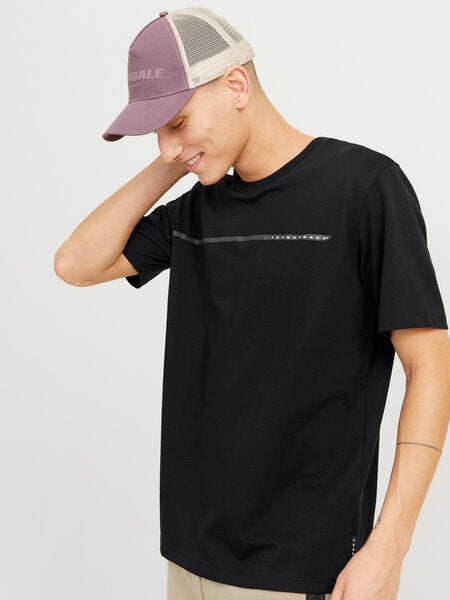 FUSION FULL BRANDING TEE SS CREW Black