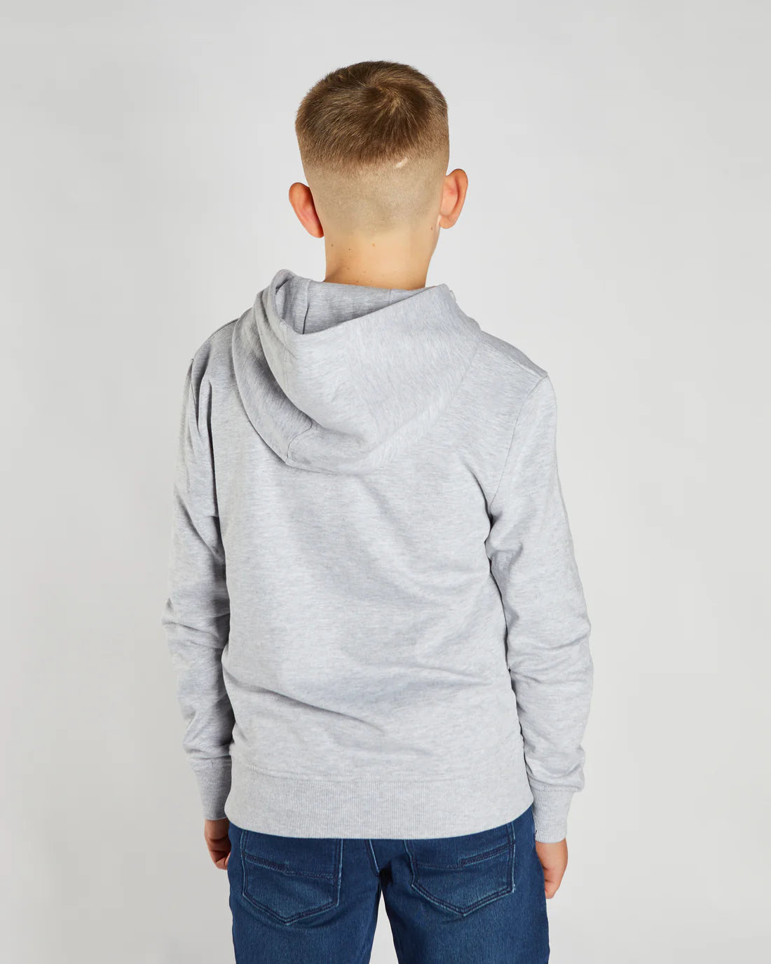 Otis Boys Hood Grey Melange