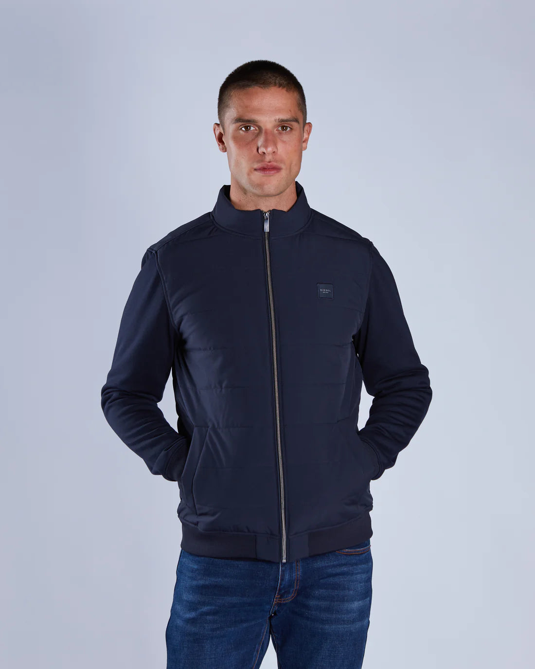 Diego Hybrid Jacket Midnight Blue
