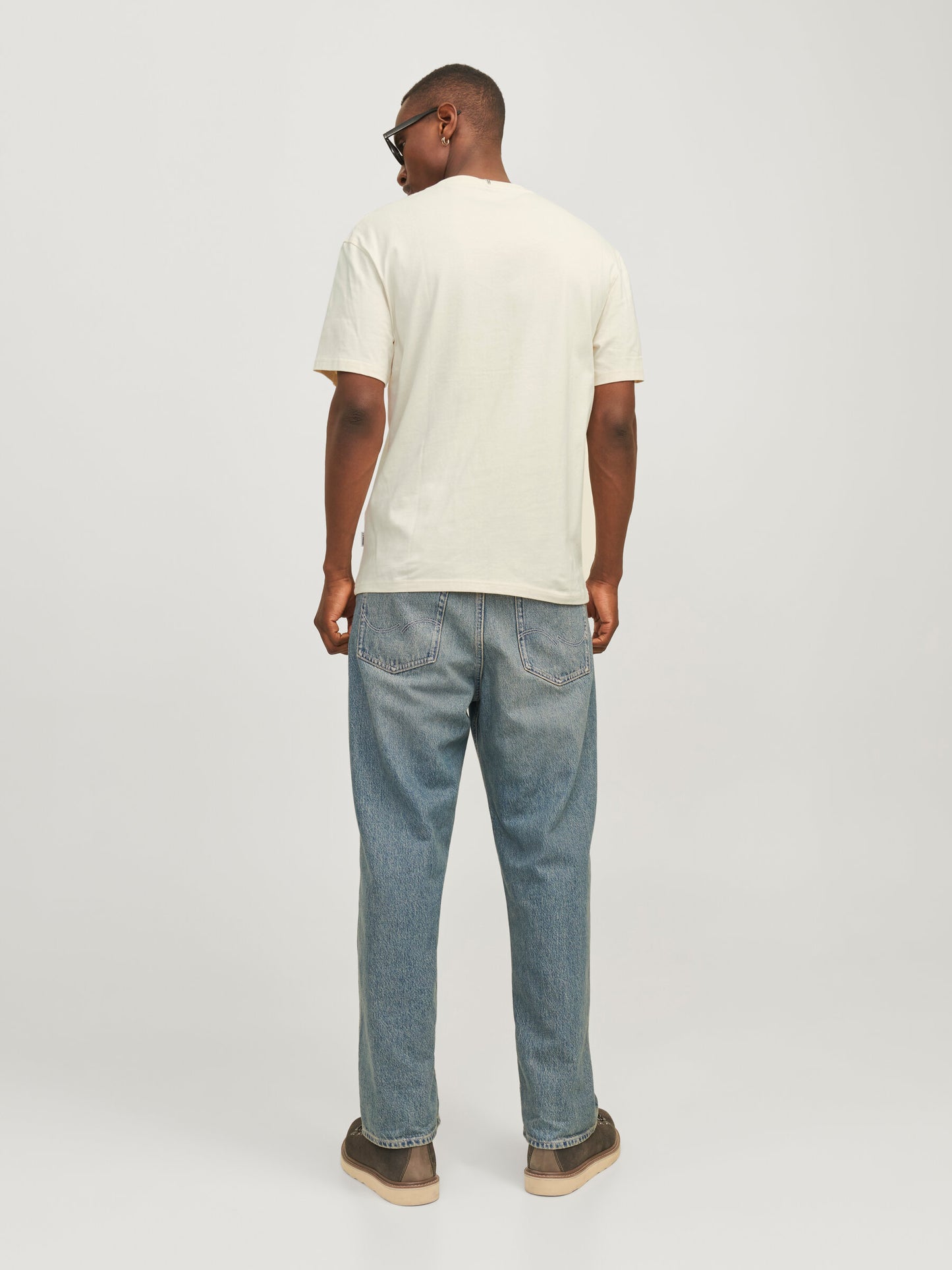 FREDERIKSBERG TEE SS CREW NECK ANTIQUE WHITE