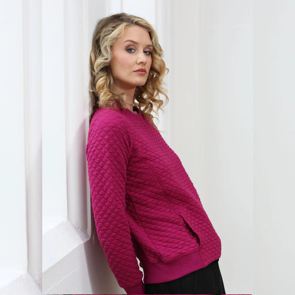 REBECCA SWEATER BERRY