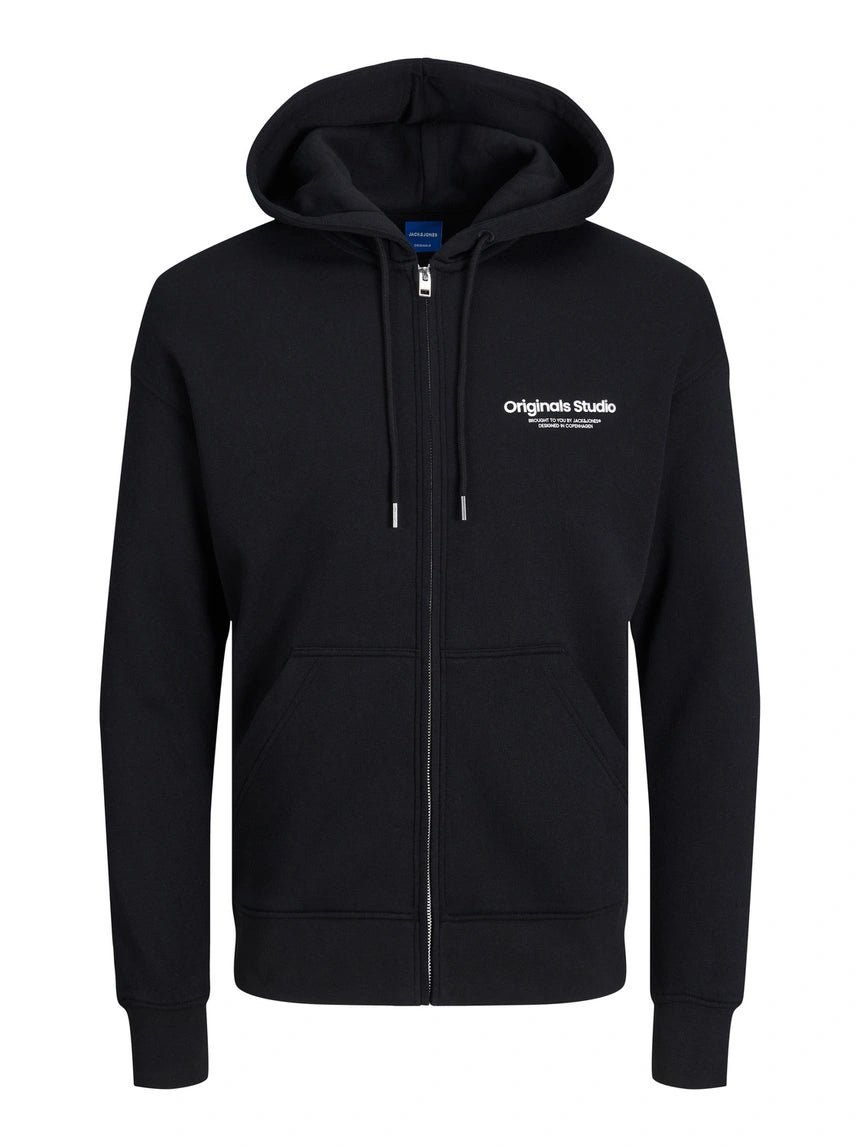 Vesterbro Sweat Zip Hood Black