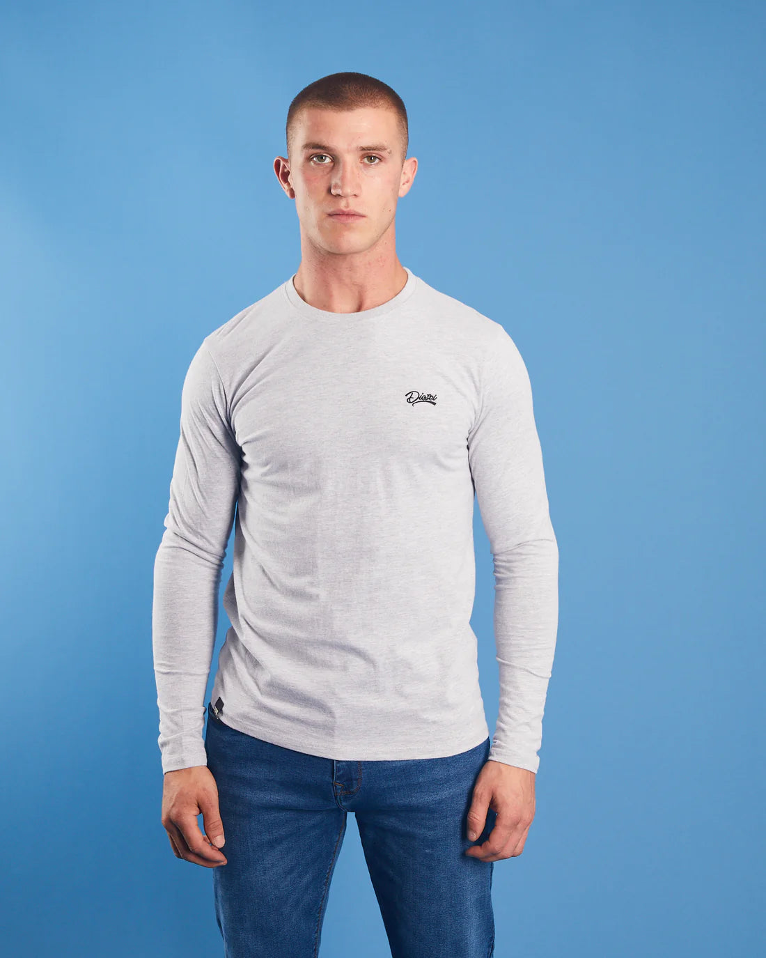 Basic Nilo L S Tee Pebble