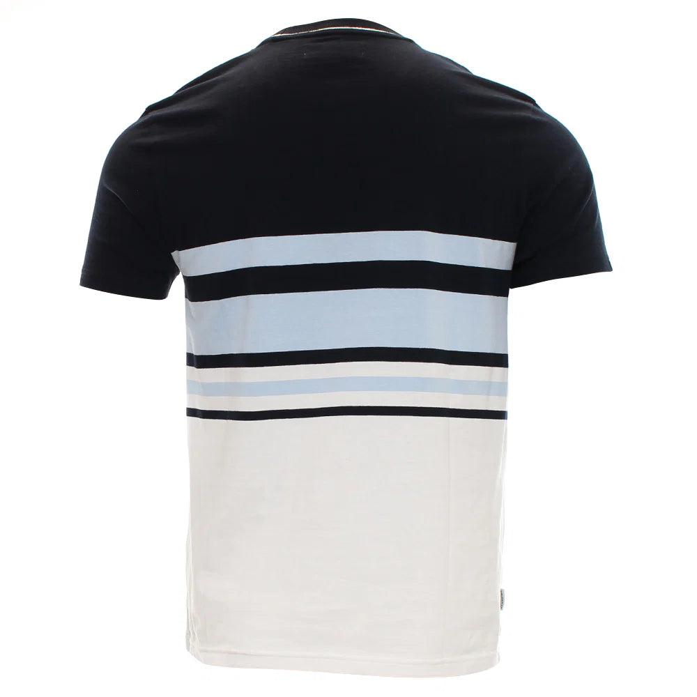 Griffin Striped Tee Sky