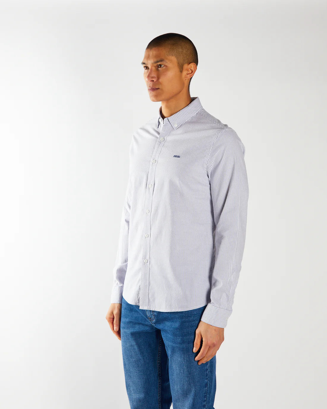 Pax Stripe Shirt Court Blue