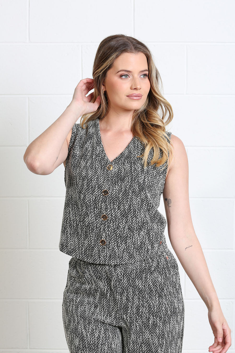 Miranda Waistcoat Black