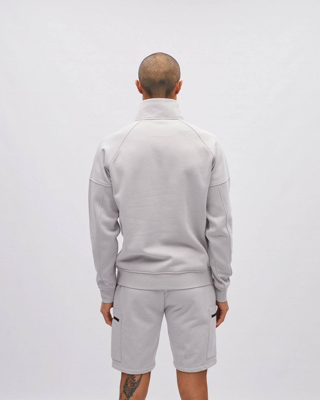 Hatcher Half Zip Shale Grey