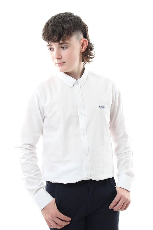 Tiernan Boys Shirt White