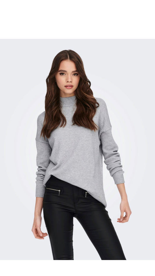 Lesly L/S Grey Pullover