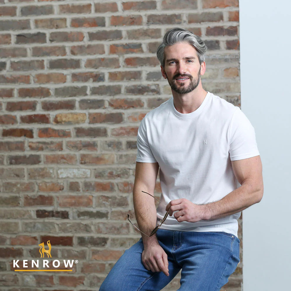 Jax Brushed Tee White