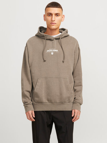 Bluaxton Sweat Hood Walnut