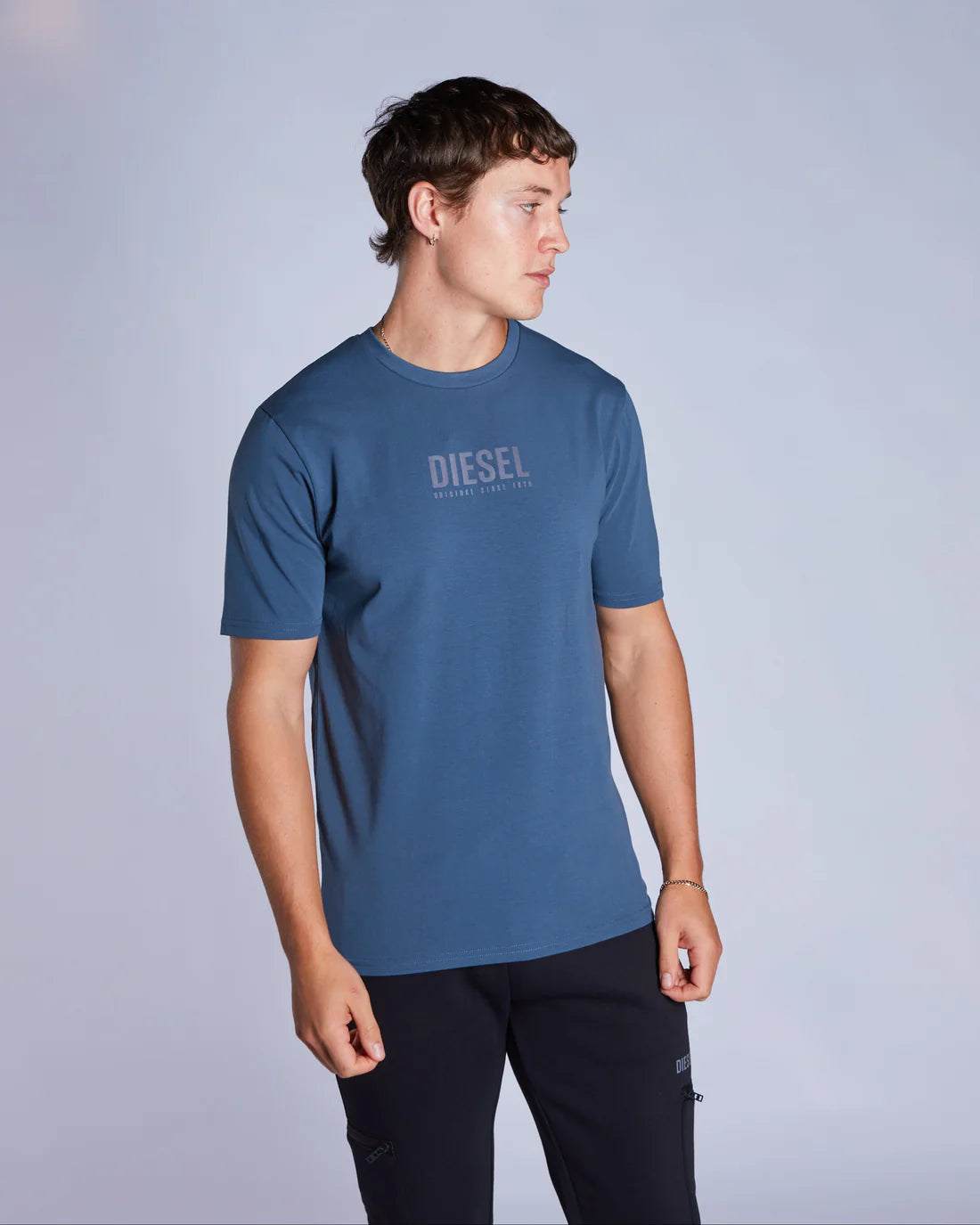 Brosnach Tee Steel Blue